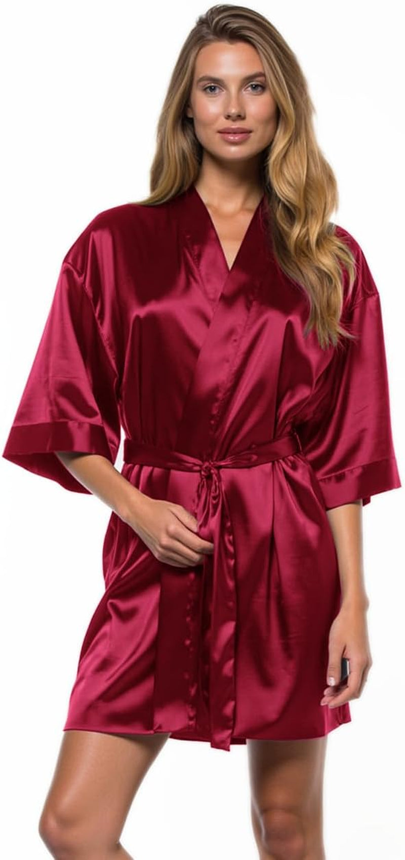 Satin Kimono Robes for Brides and Bridesmaids - Luxurious Silky Lingerie Wraps