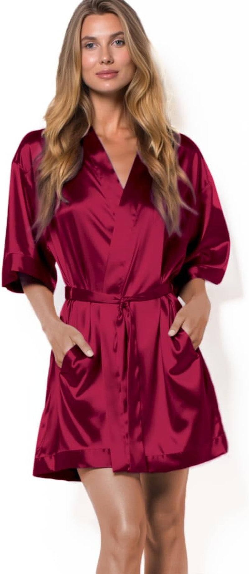 Satin Kimono Robes for Brides and Bridesmaids - Luxurious Silky Lingerie Wraps